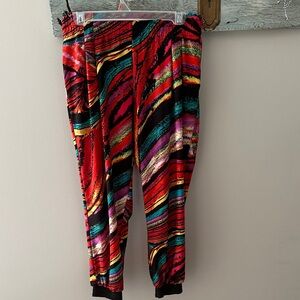 Attitudes by Renee Vibrant Multicolor Pants